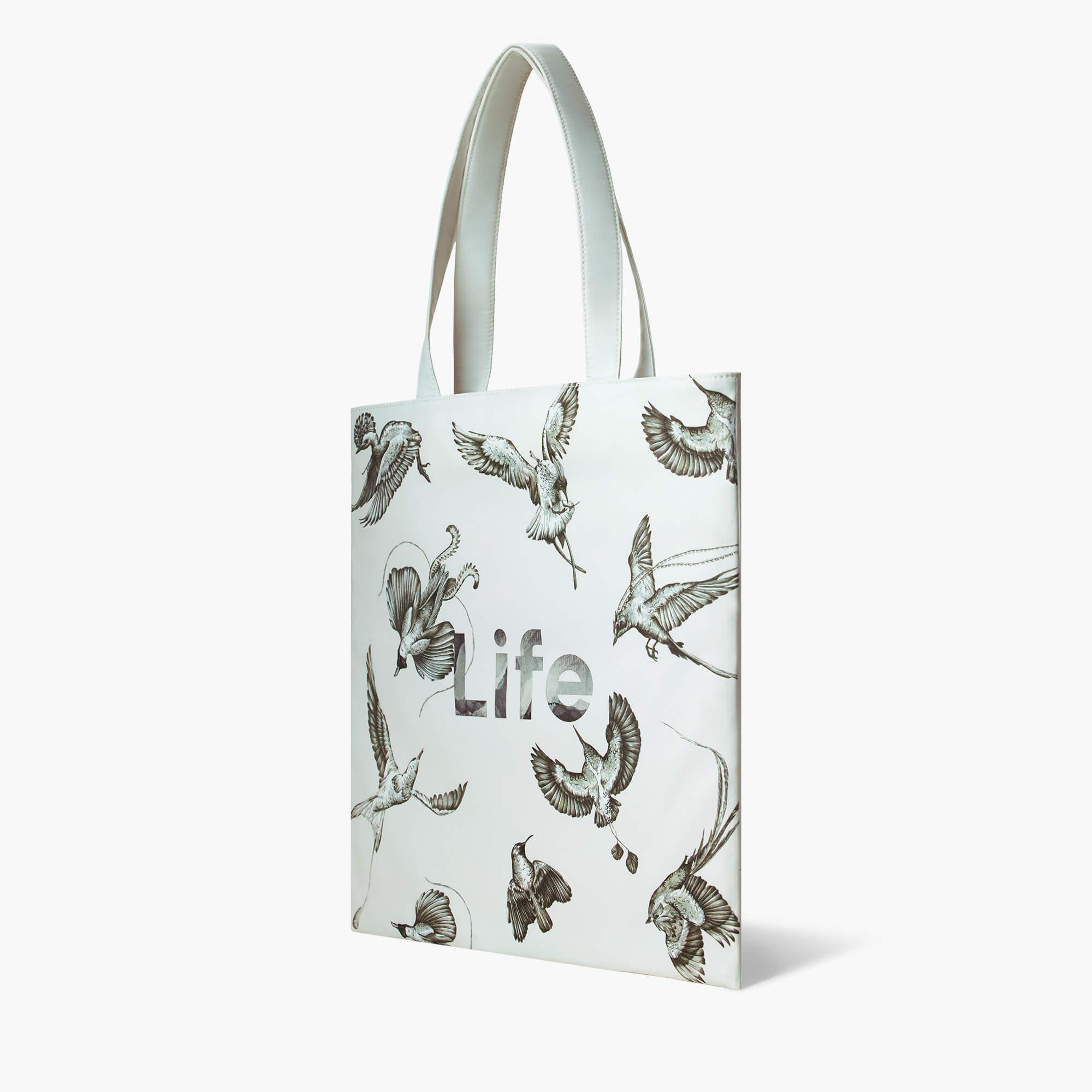 Eagle Printing Canvas Tote Bag