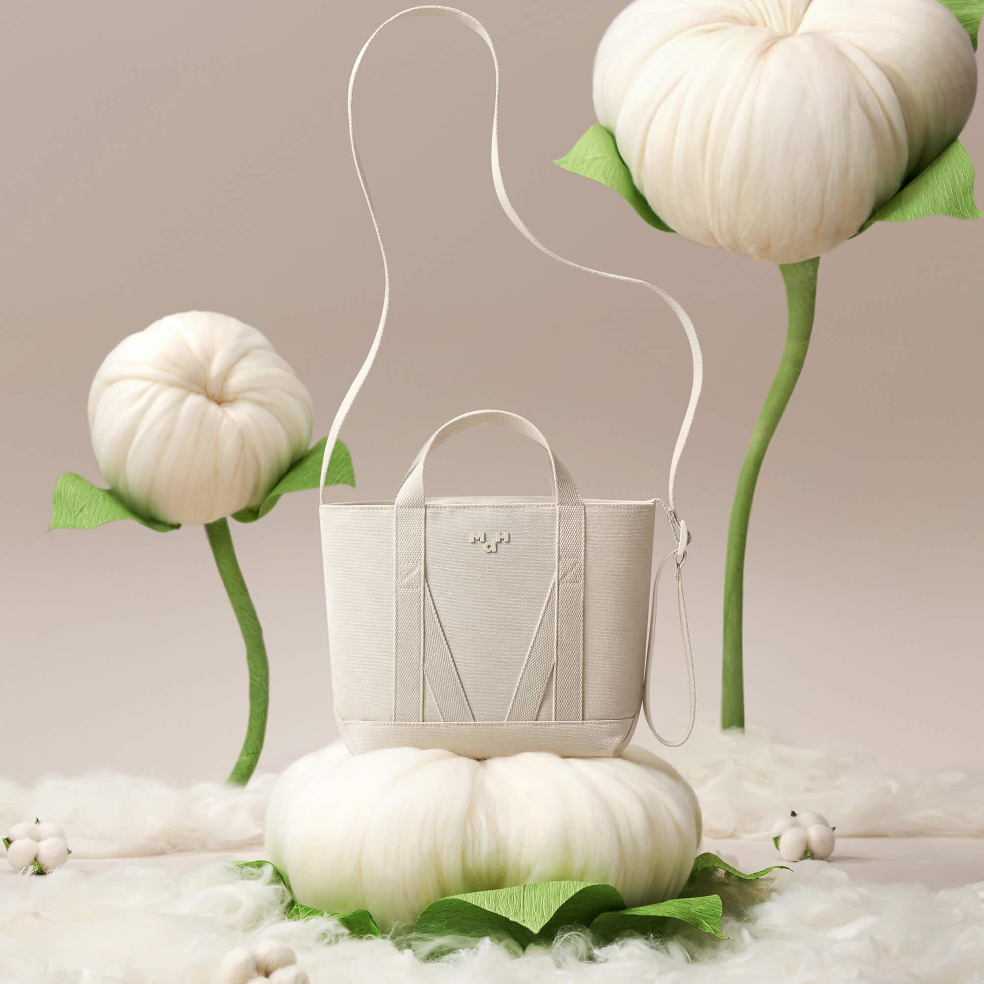 MaH Young Hull Cross - Sac Bandoulière Beige | Recycloth