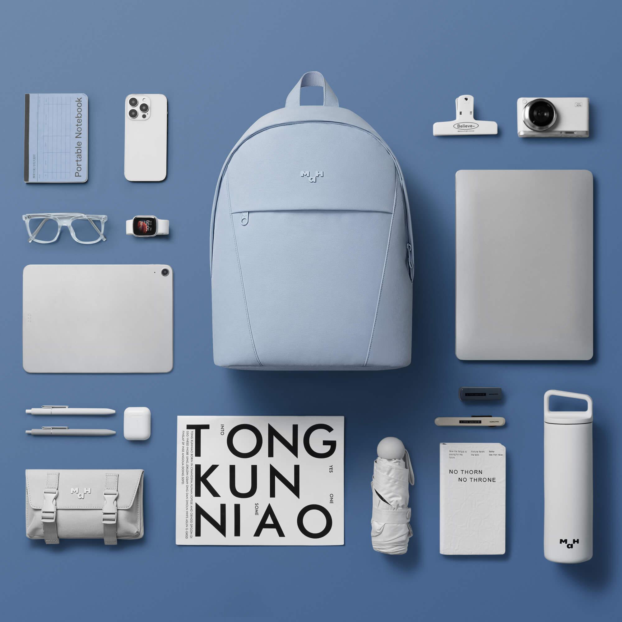 Student Laptop Backpack in Cloud Blue