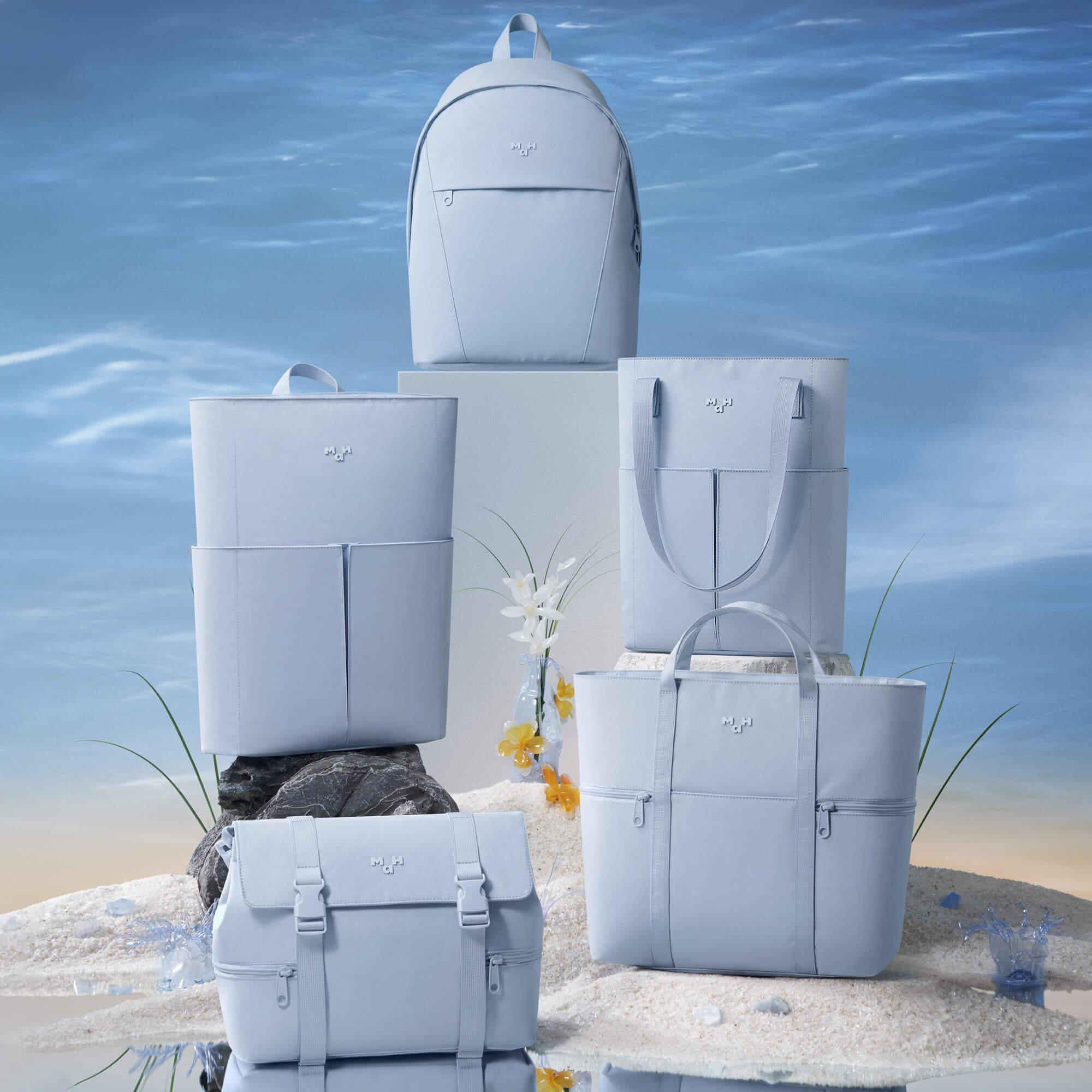 MaH Line - Cabas Cloud Blue | Cuir Vegan