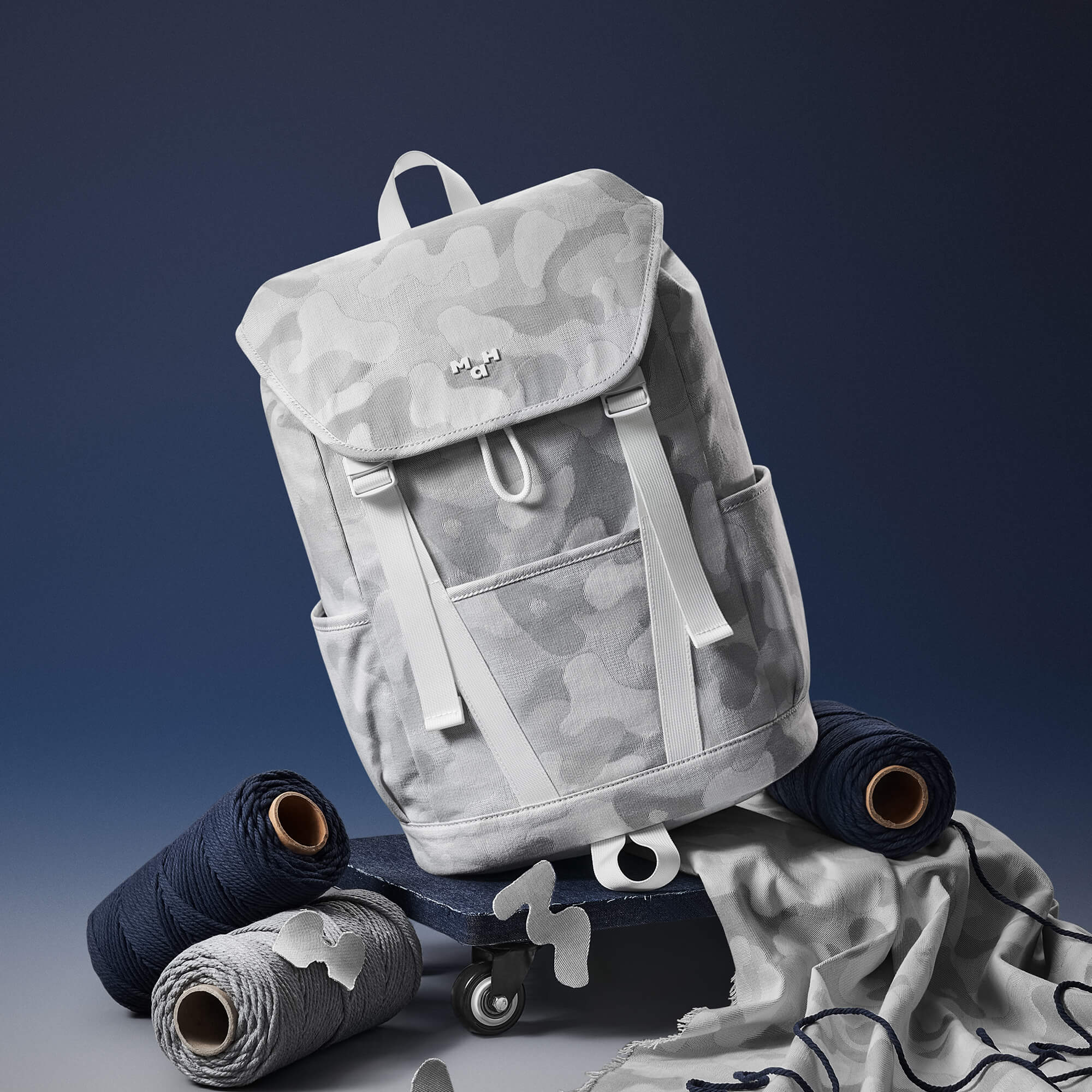MaH Young Tour - Sac à Dos Gris Clair | Camouflage Denim