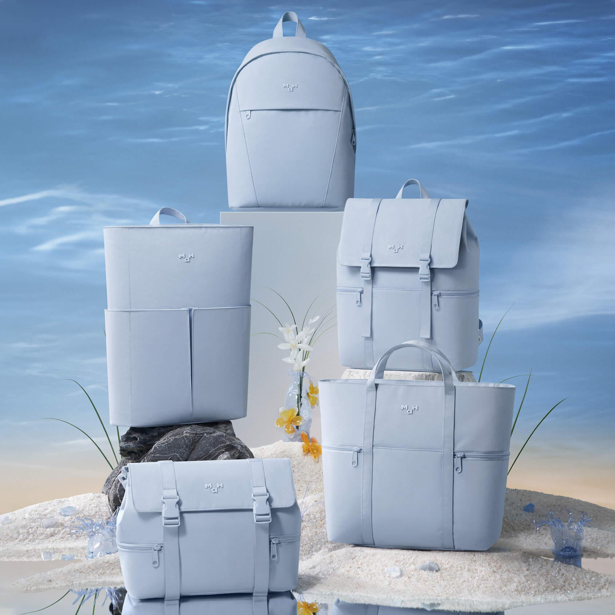 Student Laptop Backpack in Cloud Blue