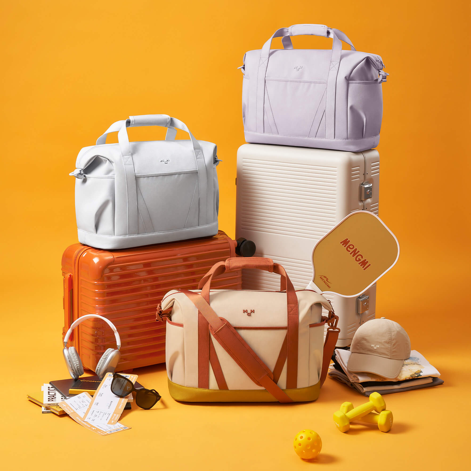 MaH Tour Weekender - Sac de Voyage Jaune Avoine | Classic Color