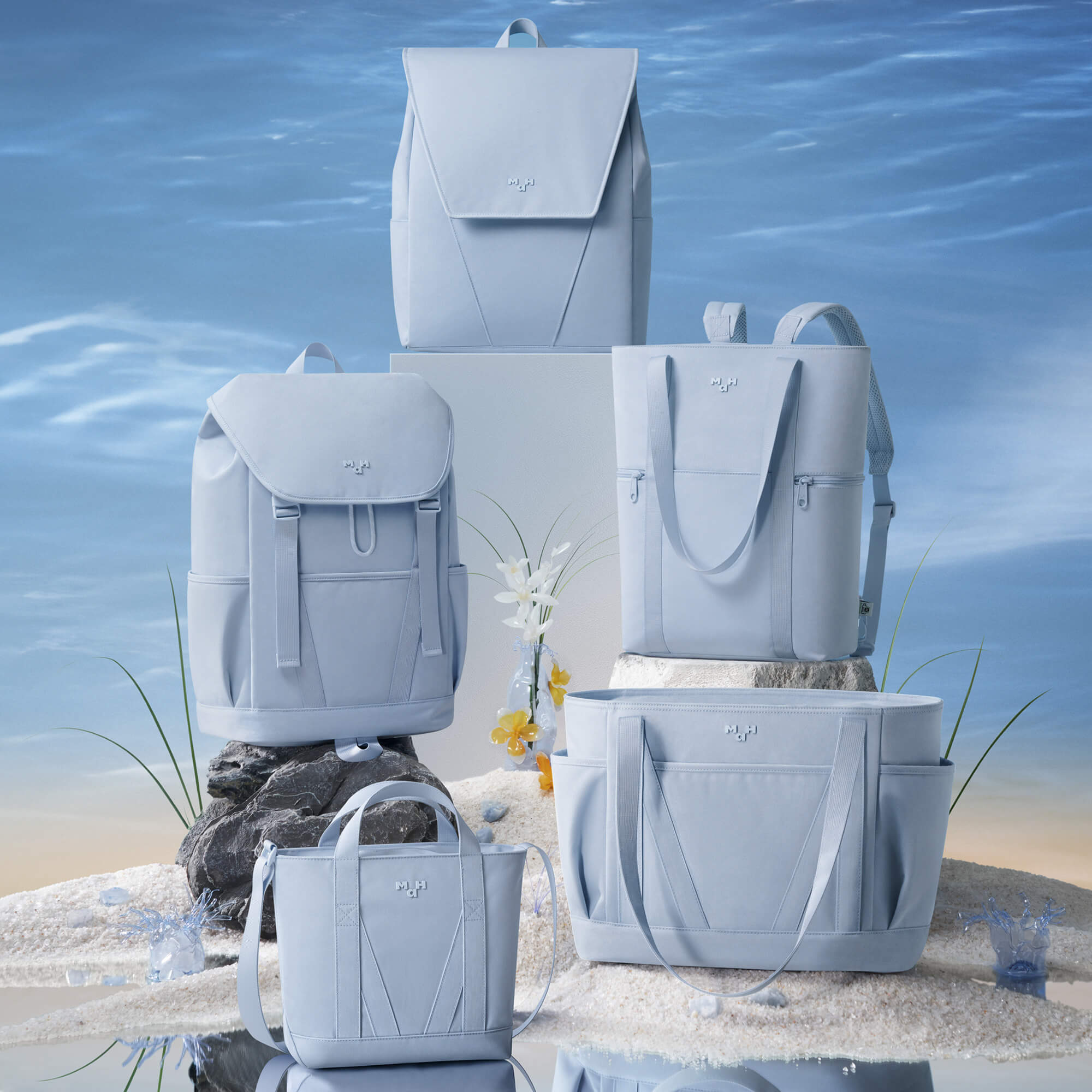 MaH Young Hull Cross - Sac Bandoulière | Cloud Blue