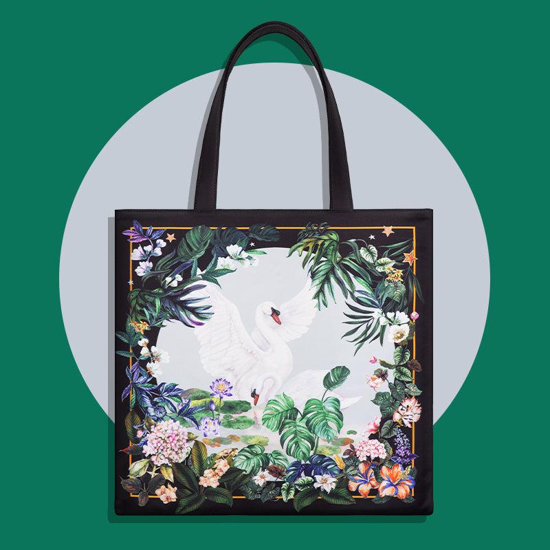 MaH Cabas - Eco Bag - Swan Serenity