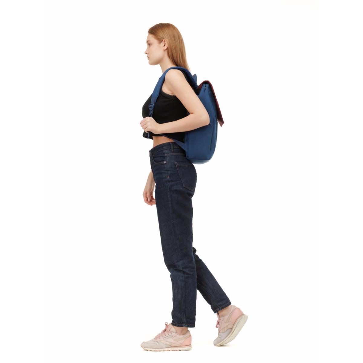 MaH Young Duo - Sac à Dos Bordeaux - Bleu Nuit | Medium