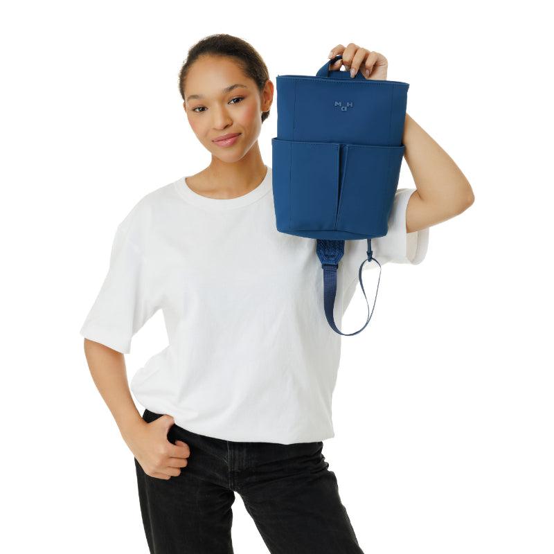 MaH Line - Sling Bag Bleu Nuit | Cuir Vegan