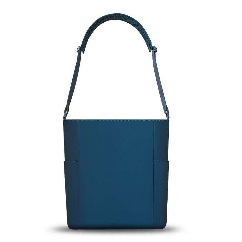 MaH Line Cross - Sac bandoulière Bleu Nuit | Cuir Vegan