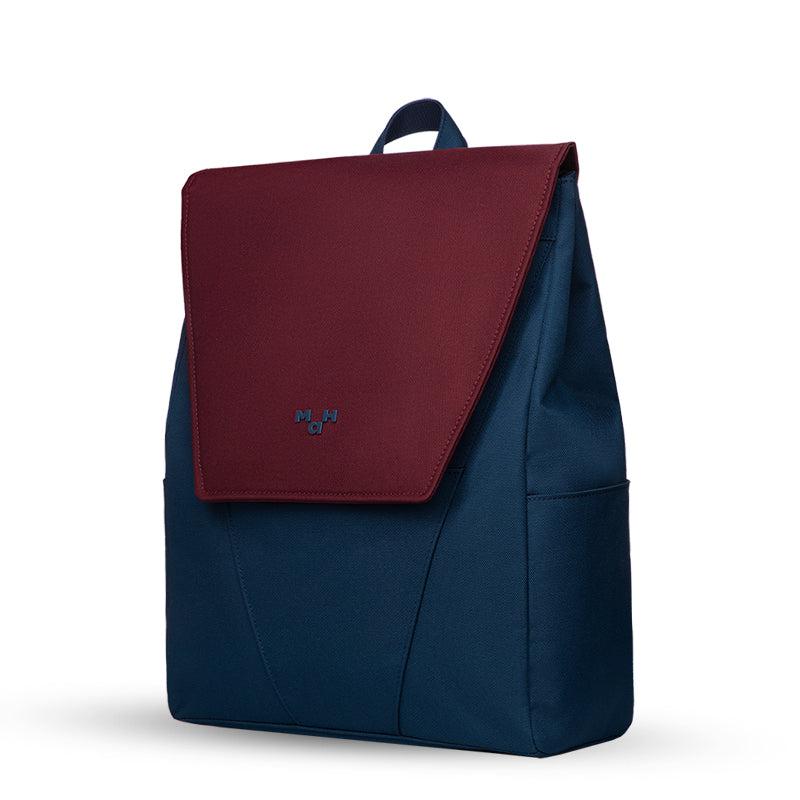 MaH Young Duo - Sac à Dos Bordeaux - Bleu Nuit | Medium