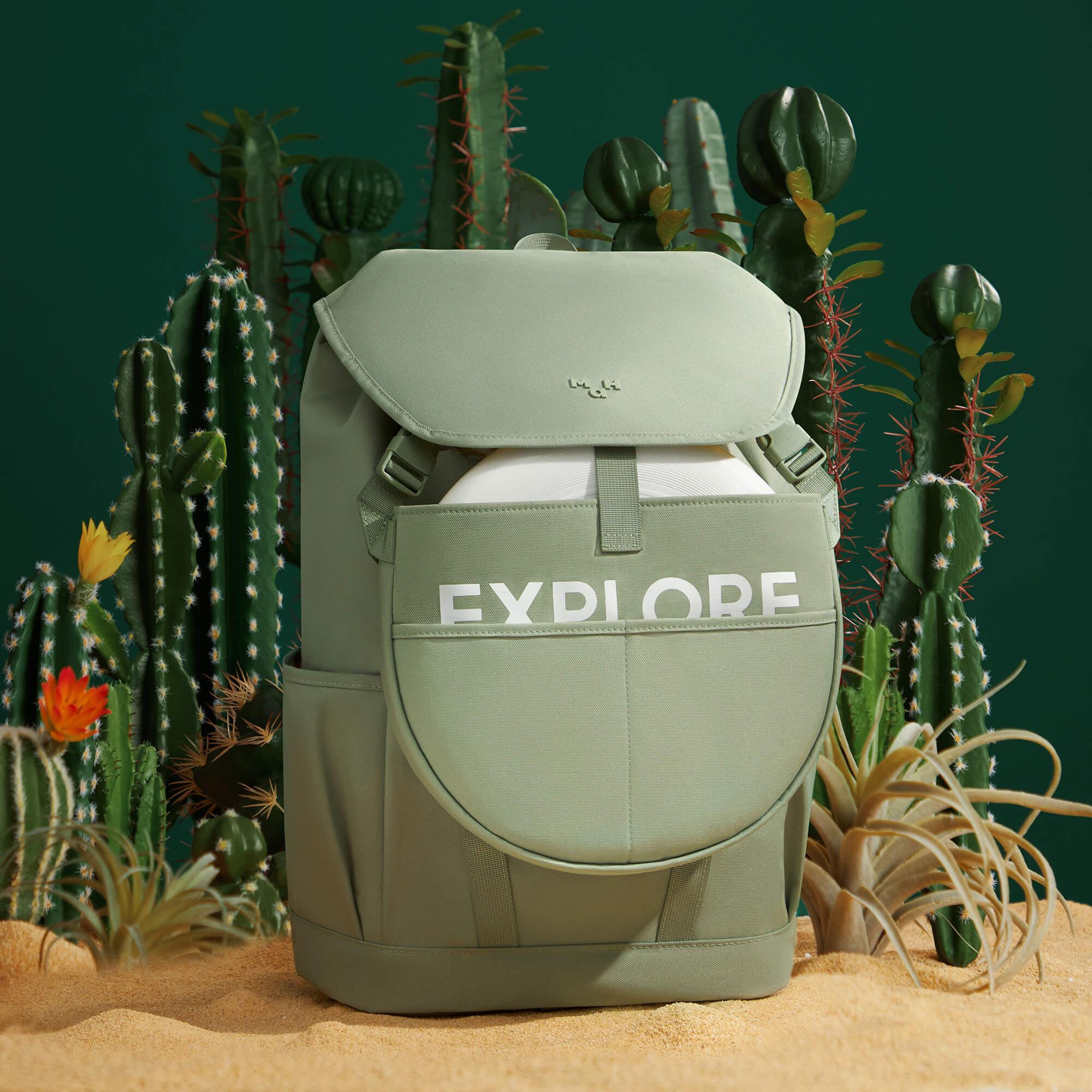 Green Crossbody Flying Discs Bag