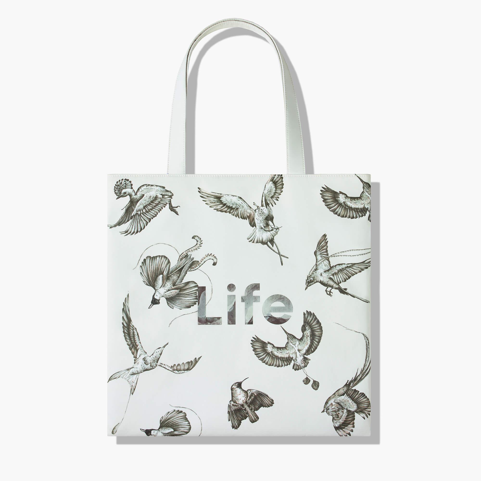 Eagle Printing Canvas Tote Bag